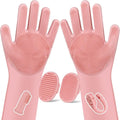 6PCS Pet Grooming Kit for Dogs, Cats and Horses | Dog Washing Gloves | Dog Bath by Augwind