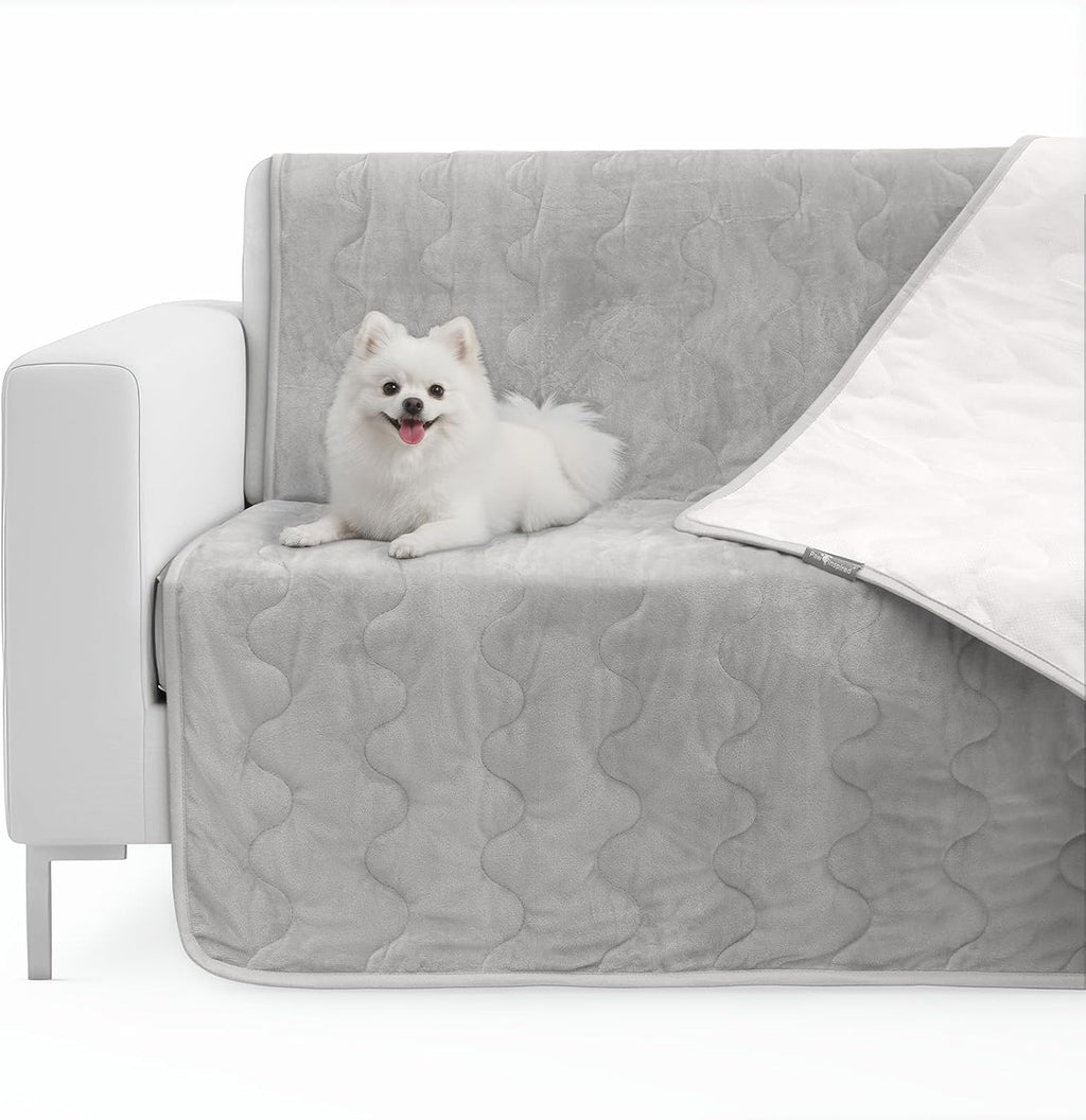 Paw Inspired Washable, Leakproof Couch Cover for Dogs, Pets, Adults | Pet Hair-Resistant, Reversible Protector Blanket for Sofa, Furniture or Bed (California King, King, Queen, Full, Twin Size)