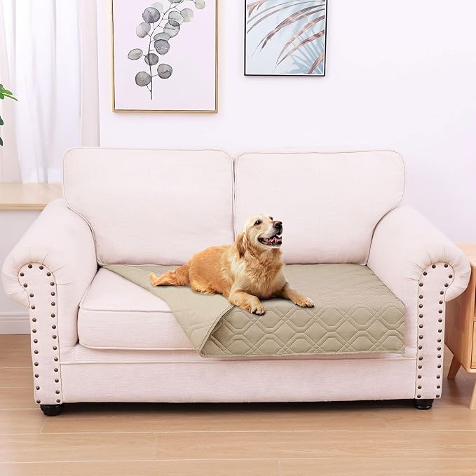 hyha Waterproof Dog Bed Blanket, Soft Pet Blankets, Waterproof Couch Cover by hyha
