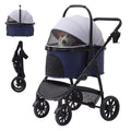 3-in-1 Dog Stroller for Small and Medium-Sized Dogs up to 55 lbs