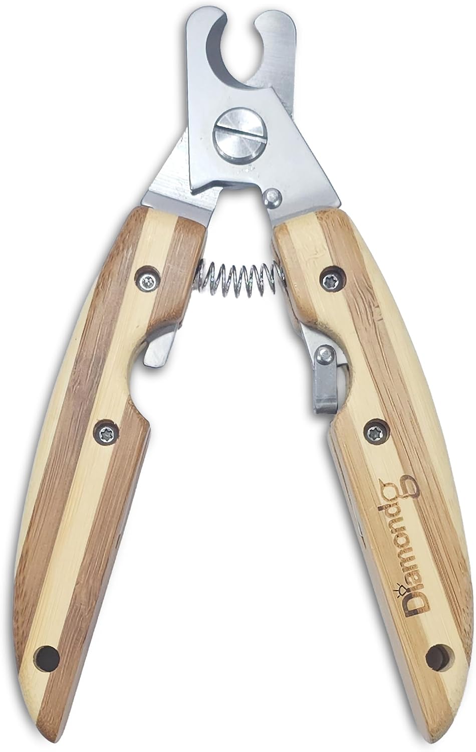 Diamondg Nail Clippers for Dogs & Cats - Heavy Duty Stainless Steel Blades