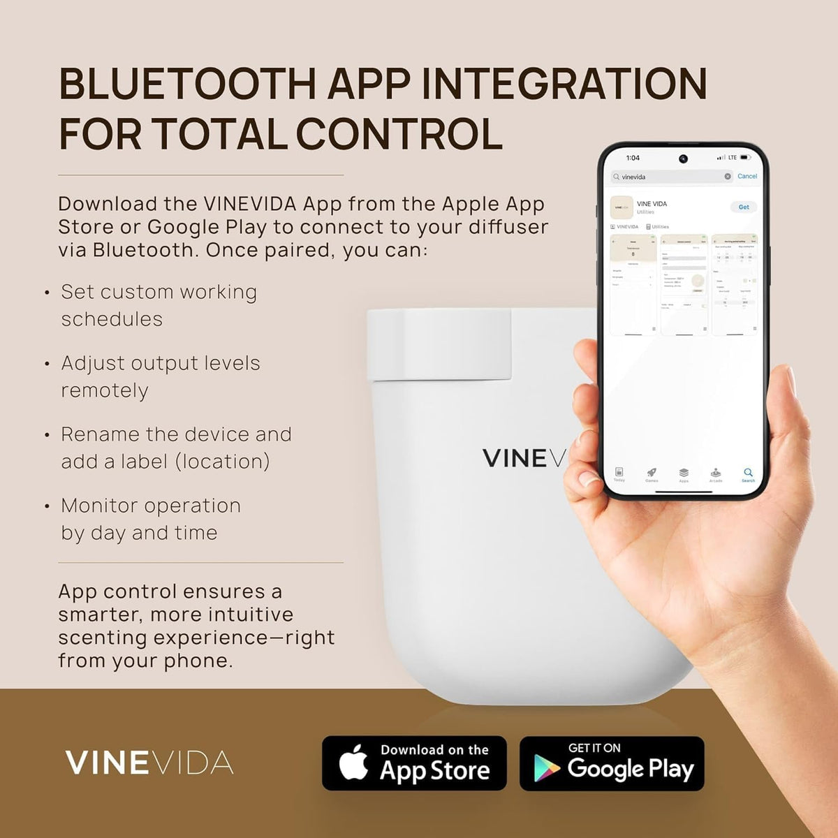 VINEVIDA Prime Plug-in Diffuser [White]