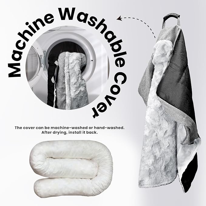 Calming Dog Couch Bed for Large Dogs, 41 x 37 inch Waterproof Removable Pet Mat - Image 6