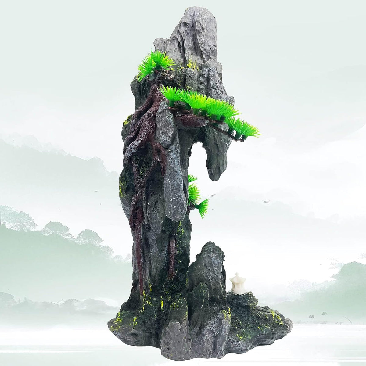 Tall Aquarium Mountain View Stone Decorations Aquarium Rock Cave