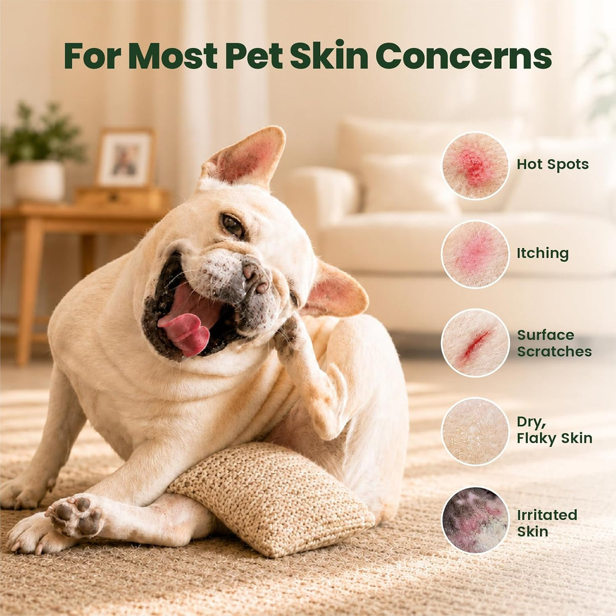 Dogs & Cat Skin Relief Gel for Hot Spot, Wound,Skin Discomfort