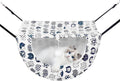Admaison Cat Hammock for Cage with Ball,Hanging Pet Hammock Bed Adjustable,Double Layer Soft Sleeping Hammock for Cats,Ferret,Puppy,Rabbits,Small Animals,1Pack (White)
