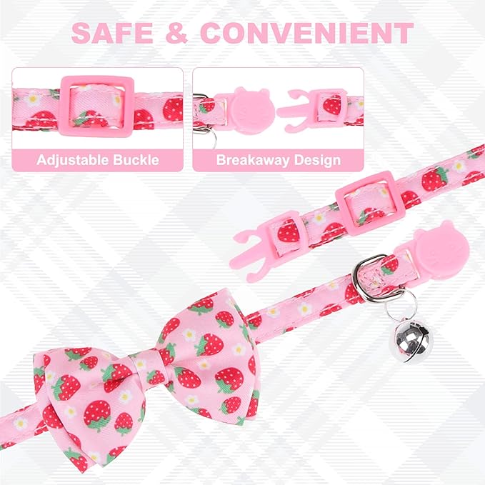 Breakaway Cat Collars with Bell & Cute Pendants - Image 3
