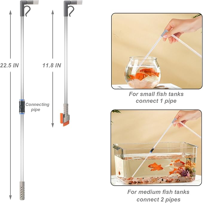 Compact Aquarium Siphon Vacuum and Water Changer Kit - Image 5