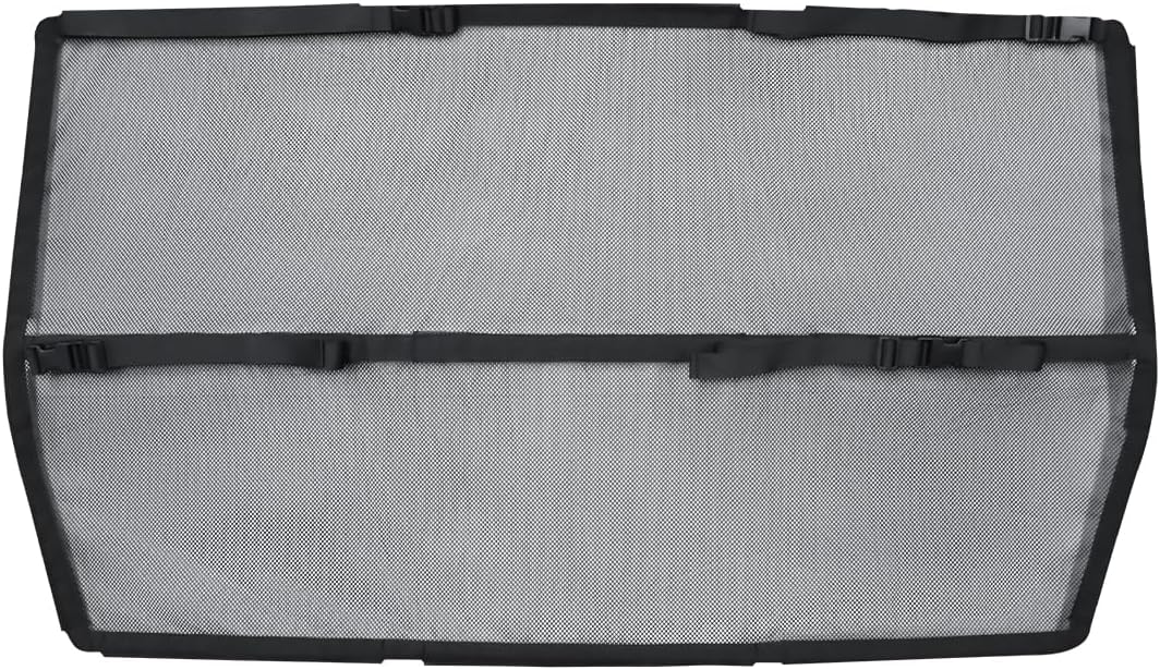 Car Dog Barrier Net for Large SUV Trunk 56" More Coverage Car Pet Back Seat Divider with See Through Mesh Cargo Area Gate for Dog (L)