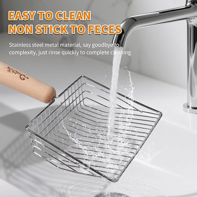 Cat Litter Scoop Metal Litter Scooper - Image 6