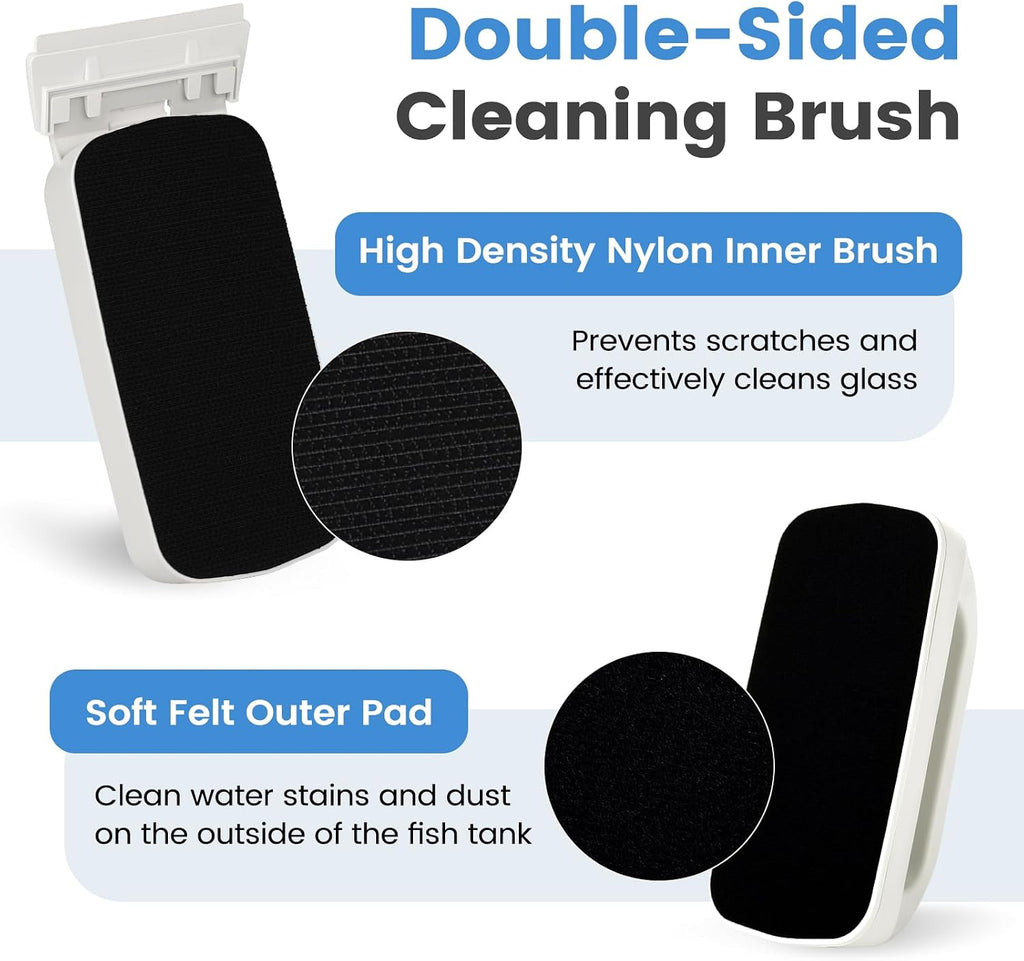 AQQA Aquarium Magetic Glass Cleaner Brush