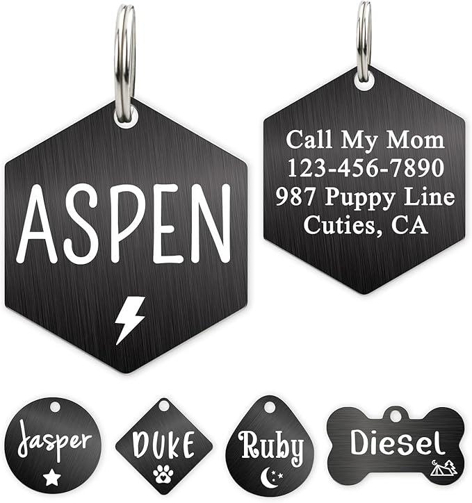 Ultra Joys Personalized Custom Dog ID Tag by UltraJoys