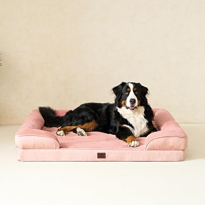 EHEYCIGA Orthopedic Dog Beds for Extra Large Dogs, Waterproof Memory Foam XXL - Image 9