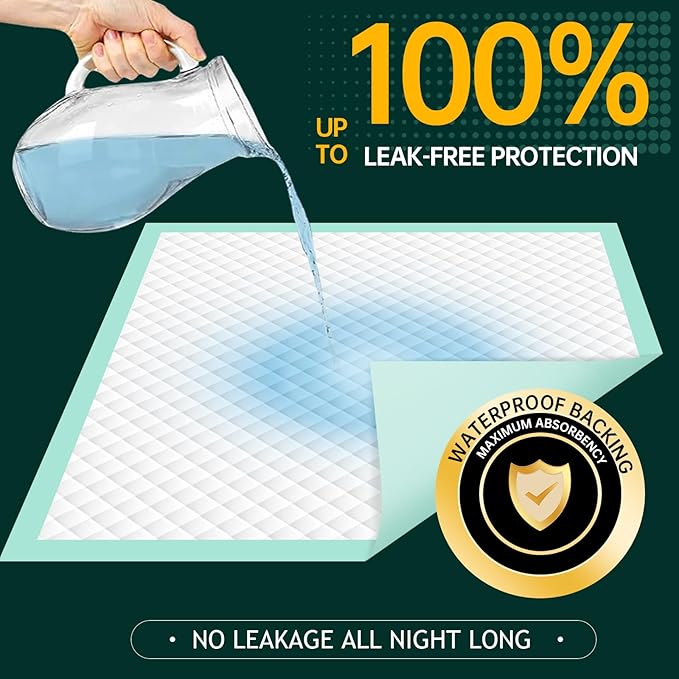 Disposable Bed Pads 40"X40" Extra Large Pee Pads - Image 6
