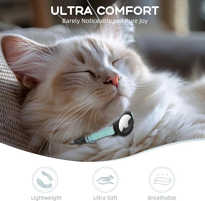 AirTag Cat Collars, Stretchy Collar - Image 7