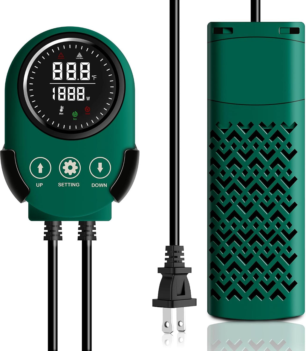 Aquarium Heater 300W for 40-80 Gallon, Variable-Frequency Energy Savings