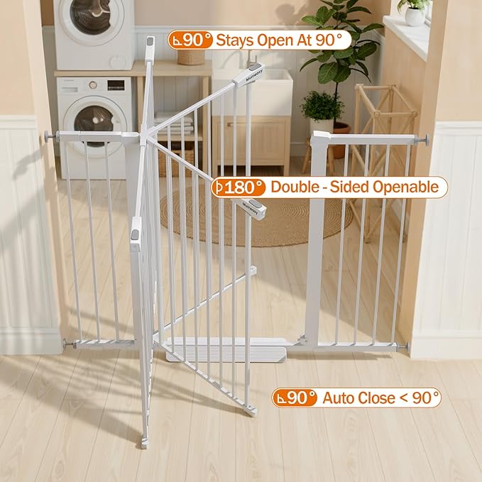 Mumeasy 36" Extra Tall Baby Gate - Image 8