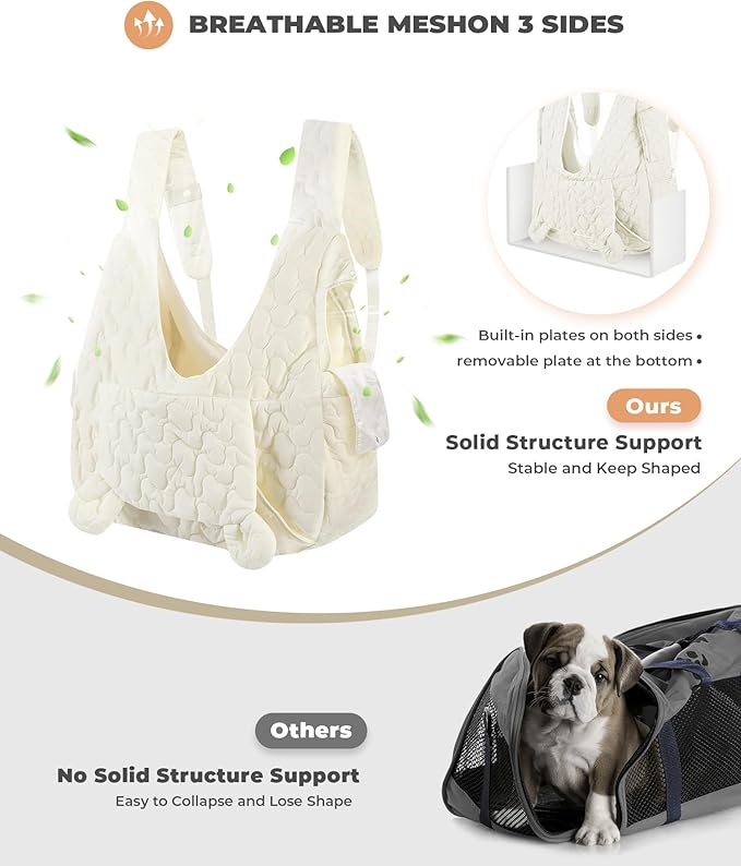 Pet Carrier Backpack, Adjustable Pet Front Cat Dog Carrier Backpack Travel Bag - Image 4