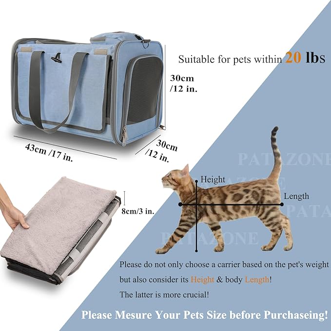 Cats Carrier Soft Small Dog Carriers - Image 2