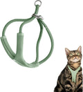 Escape Proof Y Shape Cat Harness Anti-Choke (Olive, S)