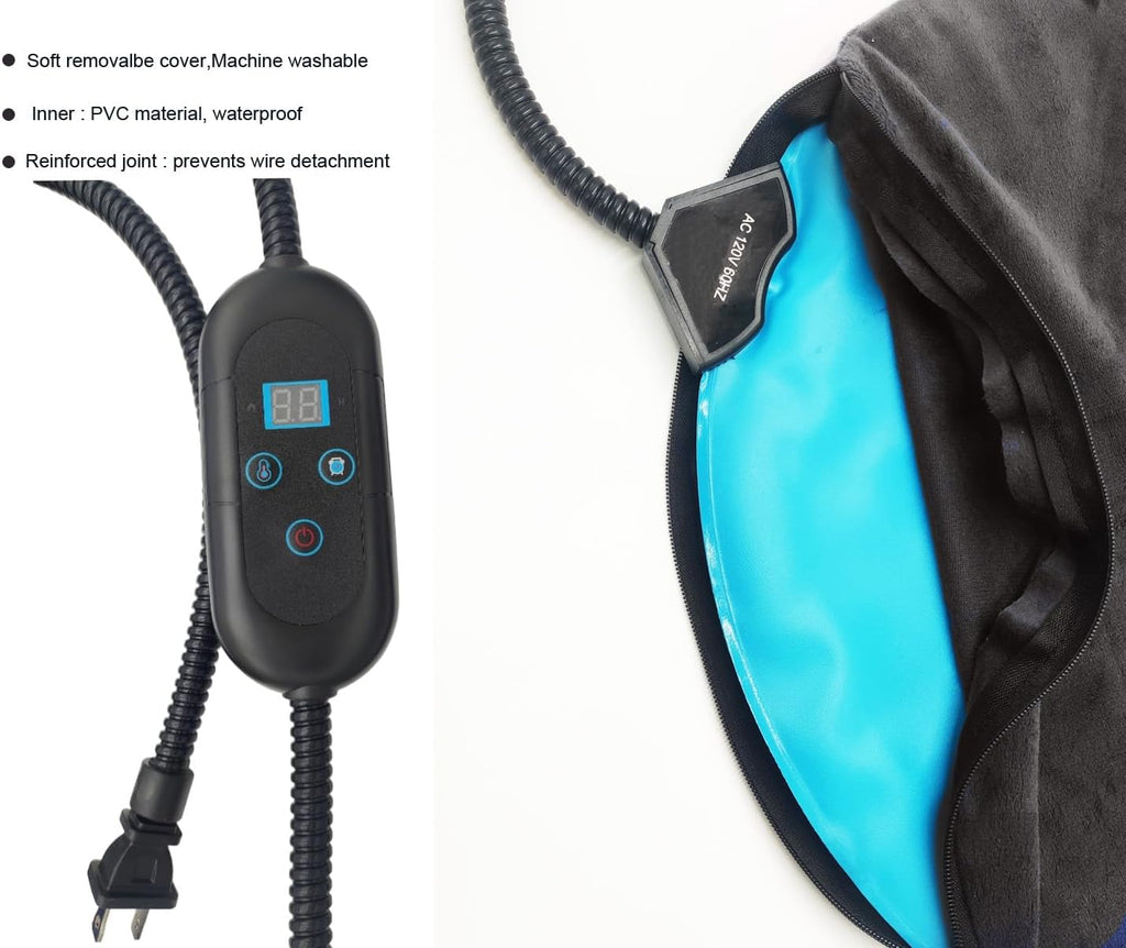 Pet Heating Pad for Cats Small Dogs Waterproof Auto Shut-Off