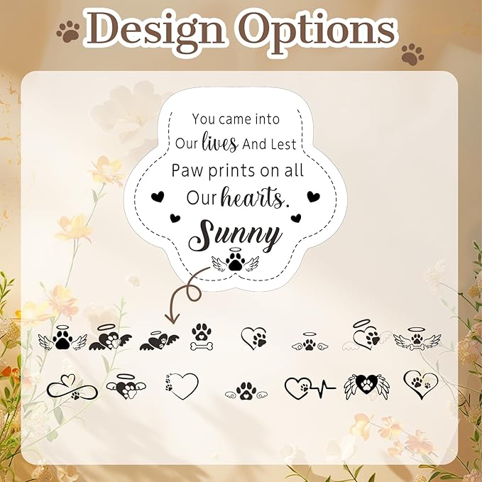 Eunigem Personalized Pet Hair Keychain - Image 3