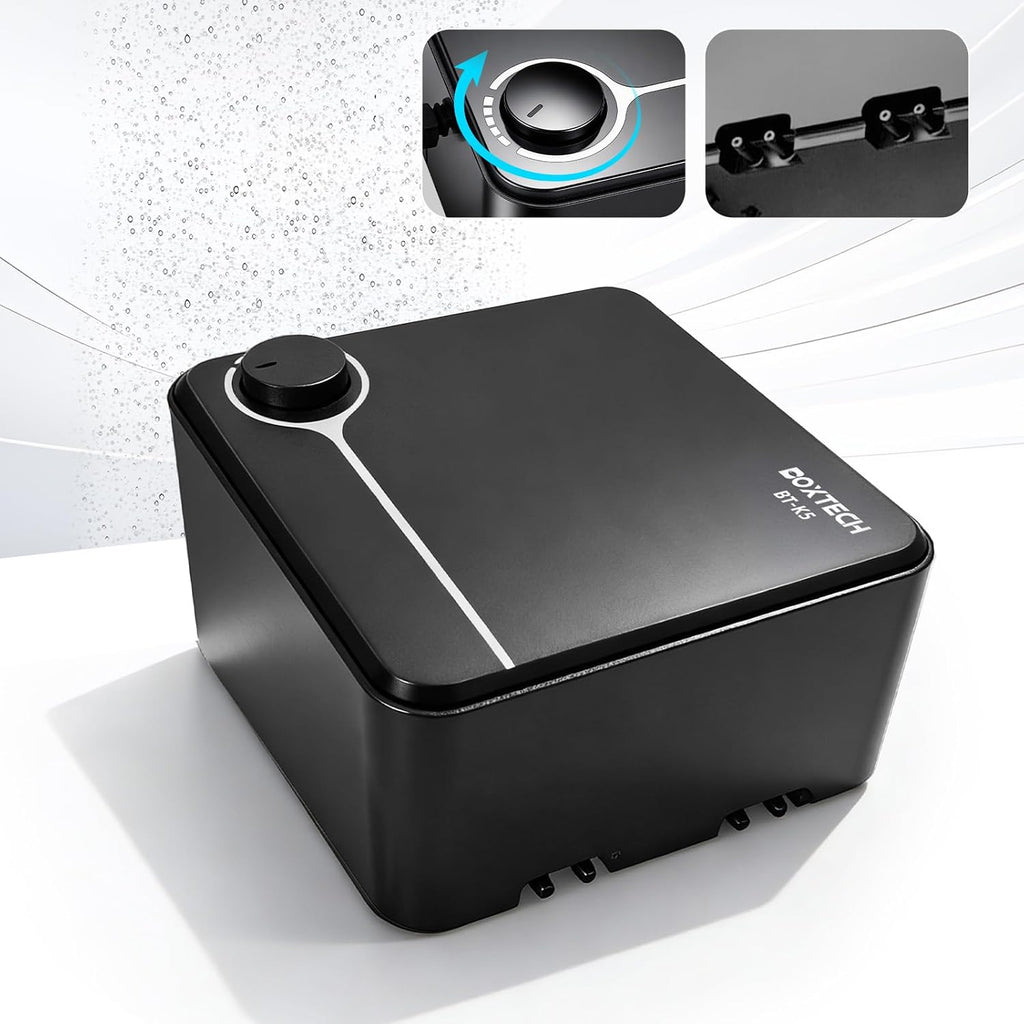 UPETTOOLS 10W Aquarium Air Pump, 4 Outlets, Adjustable