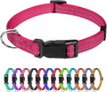 TagME Reflective Nylon Dog Collars, Adjustable Classic Pet Collar by TagME
