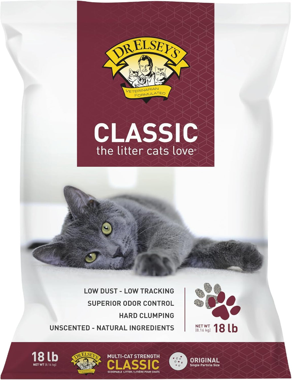 Precious Cat Classic Premium Clumping Cat Litter, 40 lb Bag