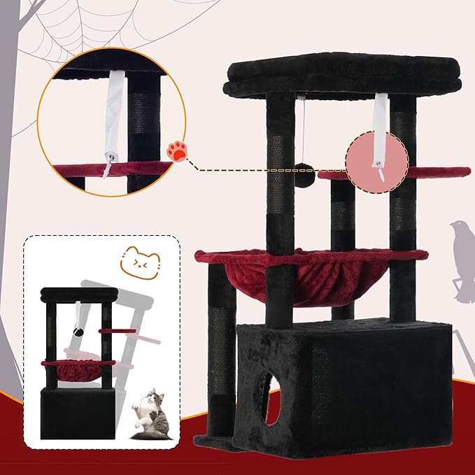 Heybly Cat Tree, Kitten Tower - Image 7