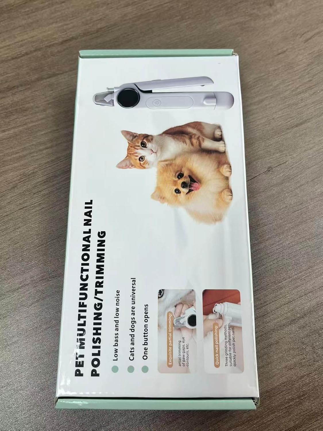 Dog Nail Grinder & Clipper - Rechargeable, Quiet