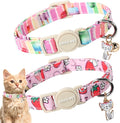 ARING PET 2 Pack Cat Collars-Cute Breakaway Cat Collar by ARINGPET