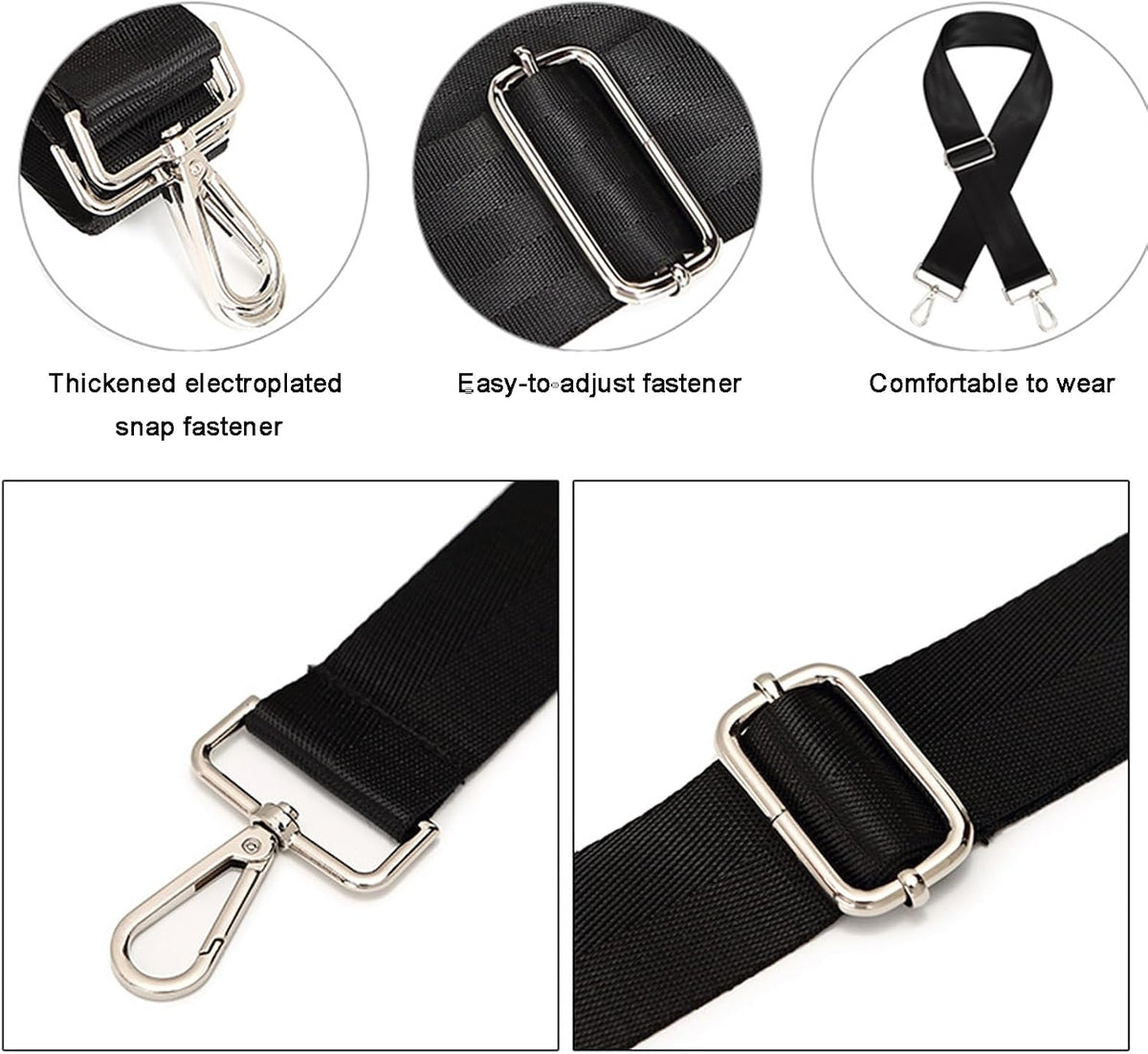 8 Pcs Horse Blanket Leg Straps Set, 4 Elastic + 4