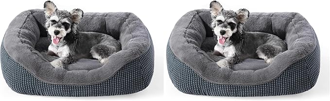 INVENHO Small Dog Bed for Small Dogs, Cat Beds for Indoor Cats Washable by INVENHO