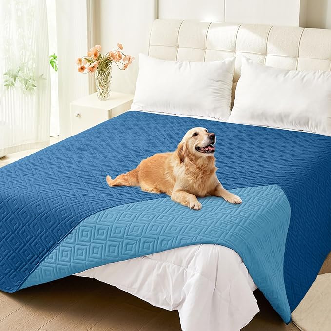 hyha Waterproof Dog Blanket, Soft Pet Bed Blankets, Waterproof Sofa Couch Cover by hyha