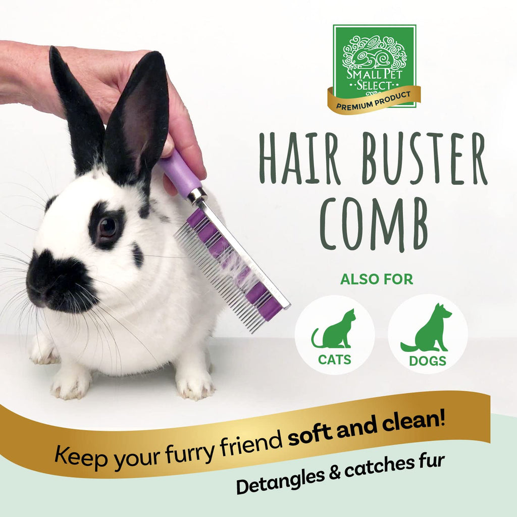 Small Pet Select Hair Buster Comb for Rabbits, Cats & Dogs