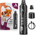 Electric Dog Nail Grinder: Upgraded 5-Speed Quiet Dog Nail Trimmer-Safe Painless Nail File for Claw Trimming & Grooming Care at Home for Dogs & Cats