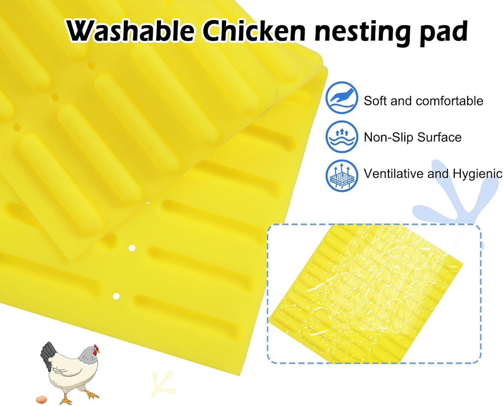 Nesting Boxes for Chicken, Large Single Compartment Chicken Nesting Boxes