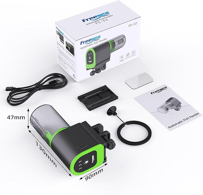 FREESEA Automatic Fish Feeder for Aquarium: Small USB Rechargeable Vacation - Image 8