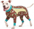 LovinPet Dog Recovery Bodysuit, Protective Coverage, Dinosaur Pattern, M