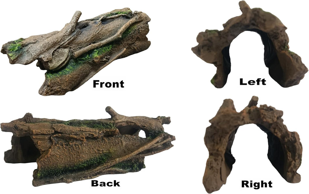 Nature-Inspired Hideout:The Best Bark-Texture Hide for Reptile or Fish