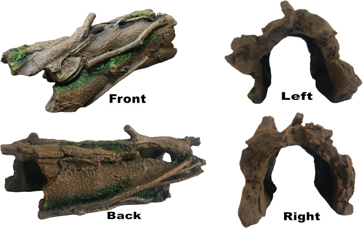 Nature-Inspired Hideout:The Best Bark-Texture Hide for Reptile or Fish