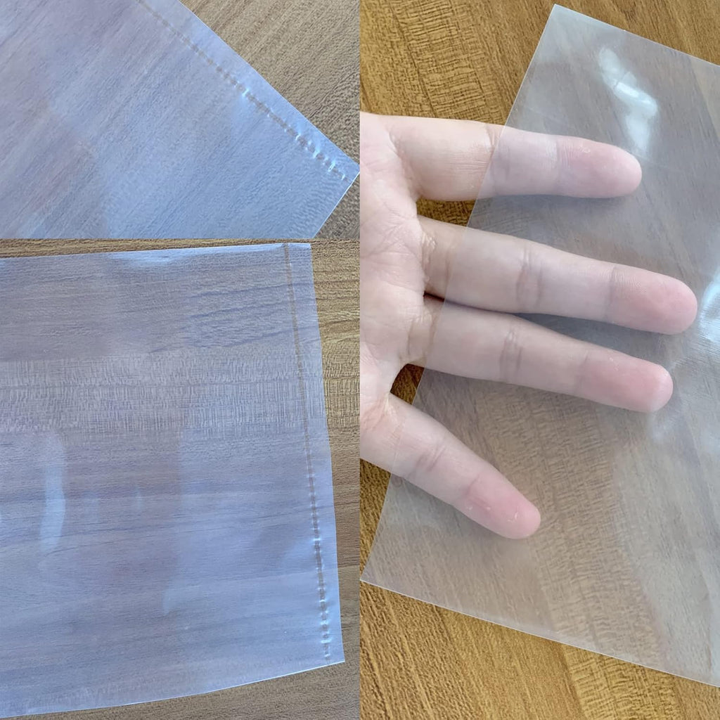 100 Pcs 6"x12" Clear Plastic Fish Bags,3 Mil Thick Bottom Seal Leak-Proof Shipping Bags,for Fish Transport