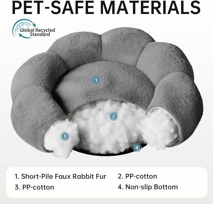 OhGeni 24 inches Calming Donut Dog & Cat Bed - Image 6