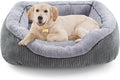 INVENHO Medium Dog Beds for Medium Dogs Washable, Rectangle Dog Bed Medium Size by INVENHO