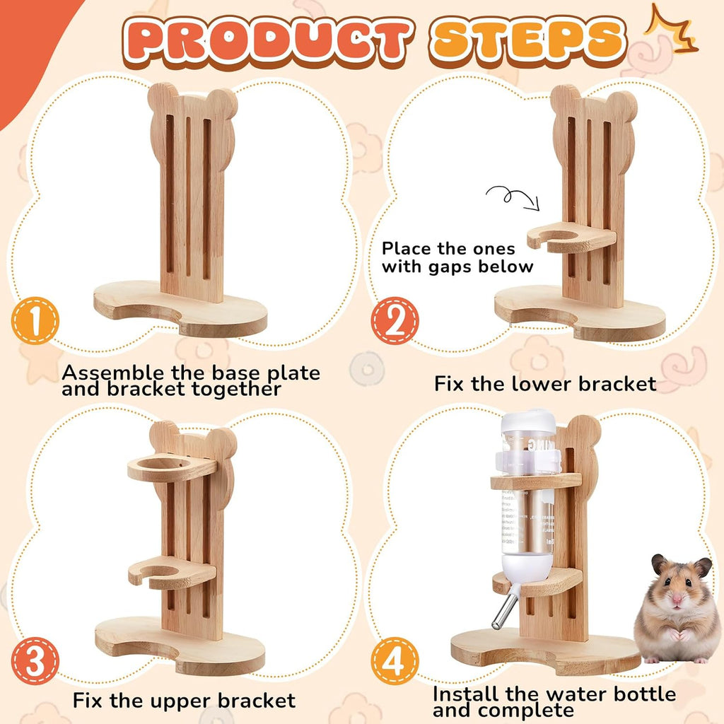 40 Pcs Hamster Cage Accessories Exercise Wheel,Interactive Style