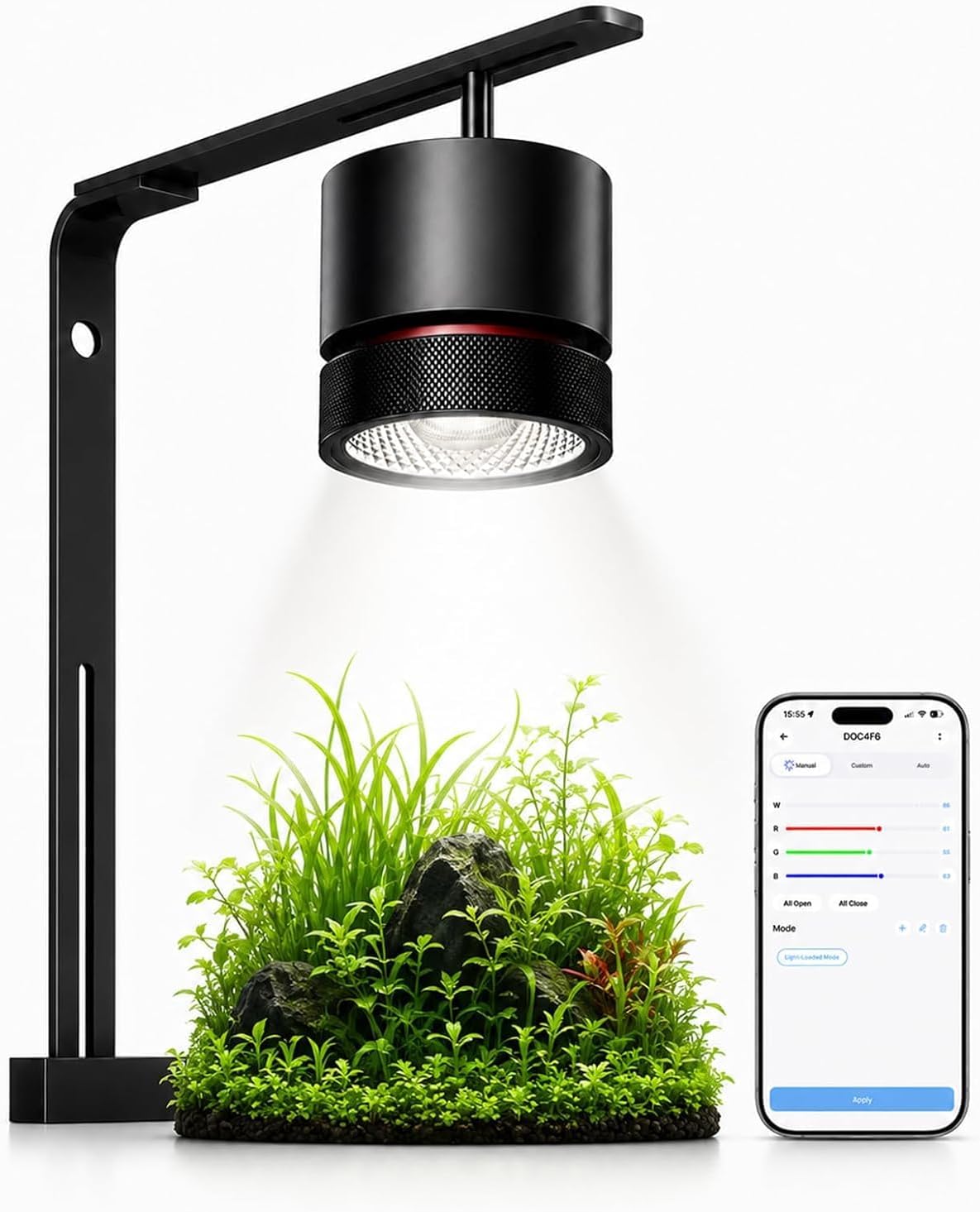 FZONE AXON 72W Reef Light, Master-Slave Group Control(Hanging Kit)