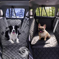 Reversible Dog Car Seat Cover Back Seat,Winter Warmth&All-Season Protection