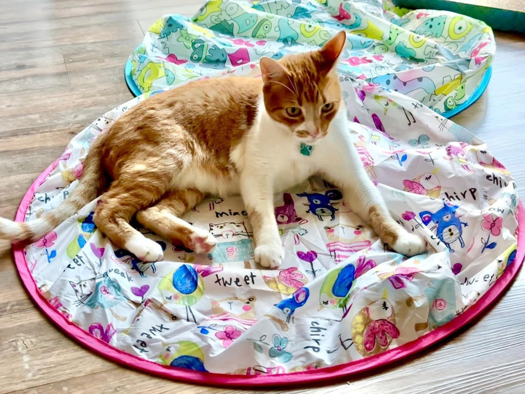 Interactive Mouse-Catching Cat Toy with Motion Sensor | Rechargeable Ball with Beep & LED Lights | Engaging Game for Indoor Cats, Reduces Boredom & Encourages Play (Green Single Layer)