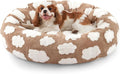 JOEJOY Donut Cat Beds for Indoor Cats, Round Calming Small Dog Bed by JOEJOY